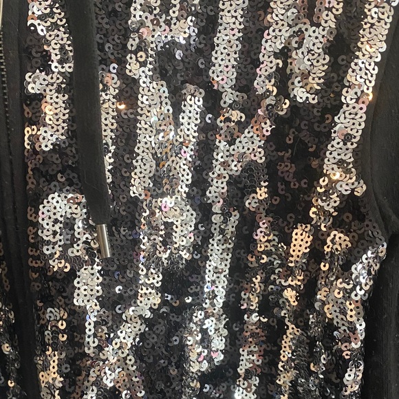 Sequin Zip-up Hoodie from PINK Victoria’s Secret - Picture 2 of 3